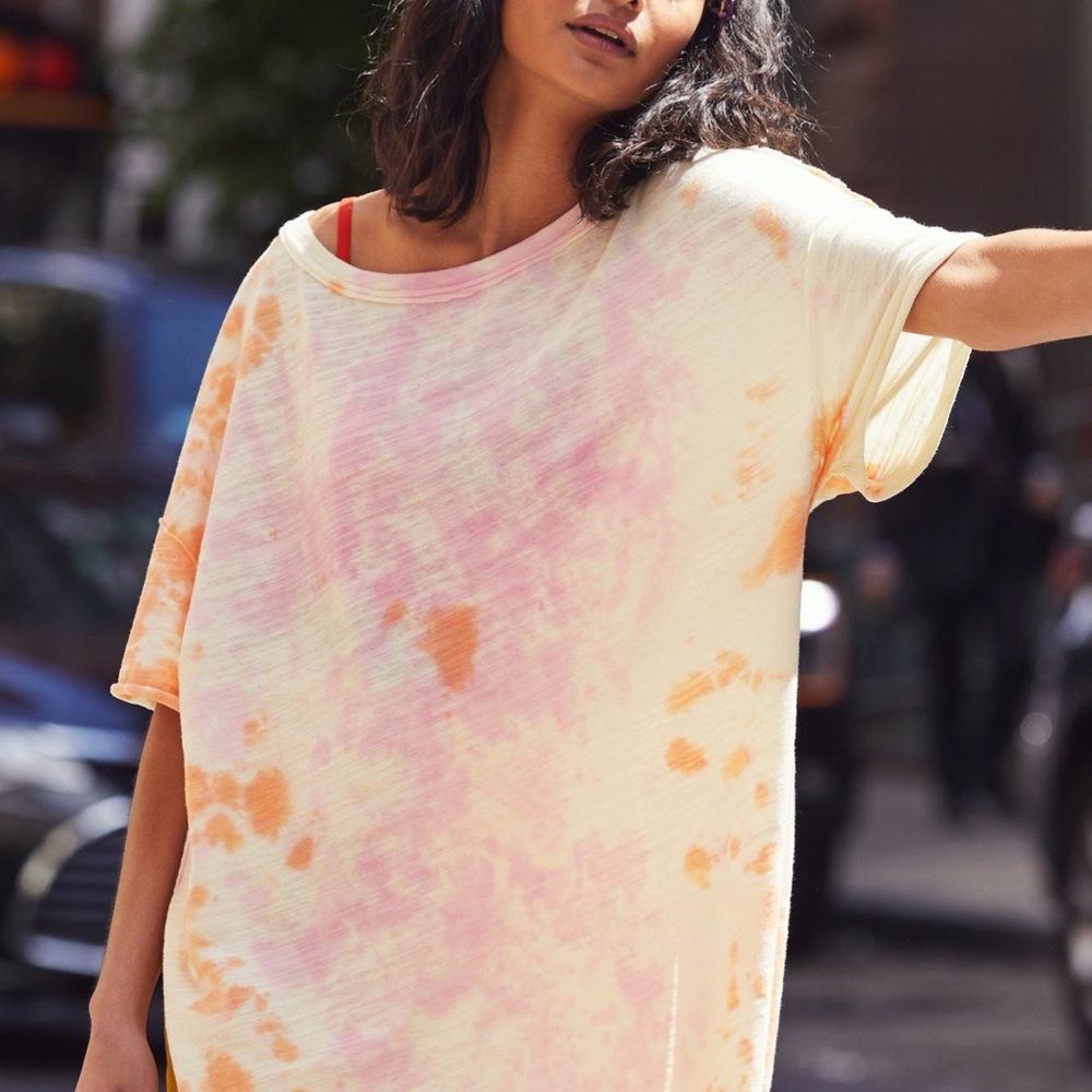 Free People Tie-Dye Top